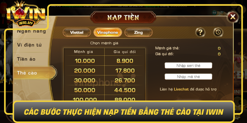 Cac Buoc Thuc Hien Nap Tien Bang The Cao Tai Iwin0