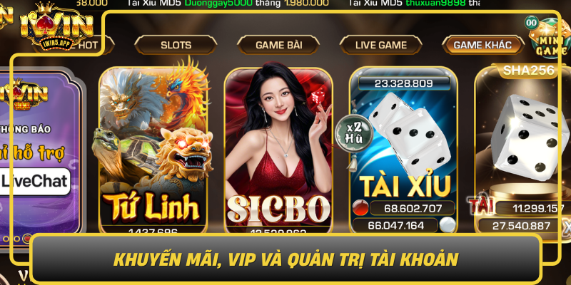 Khuyen Mai Vip Va Quan Tri Tai Khoan