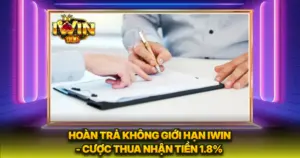 Hoàn Trả Không Giới Hạn iwin - Cược Thua Nhận Tiền 1.8%